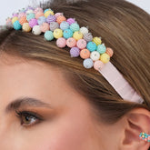 Diadema Recamada Perla Multicolor Conexión